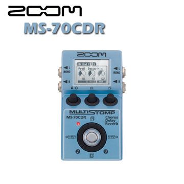 ZOOM MS-70CDR』綜合單科效果器【延音、殘響、和聲】公司貨保固