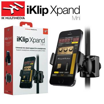 IK Multimedia  iRig 系列-【iKlip Xpand-mini 手機夾】固定 專用 支架 平板/手機