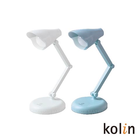 KOLIN 歌林 LED折疊式檯燈(藍/白 隨機不挑色) KTL-DL400LD