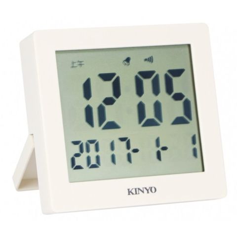 KINYO 輕巧多功能電子鐘TD-389 送贈品3選1