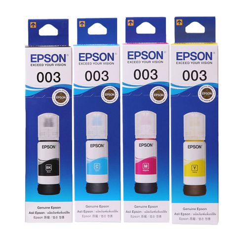 EPSON 愛普生 003 / C13T00V100/T00V200/T00V300/T00V400 / T00V 原廠盒裝 四色 墨水 - 一組入