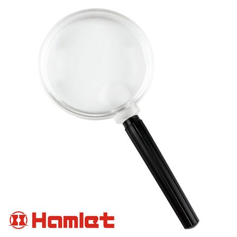 【Hamlet 哈姆雷特】2x&amp;4x / 80mm 光學級壓克力手持型放大鏡【EL-006】