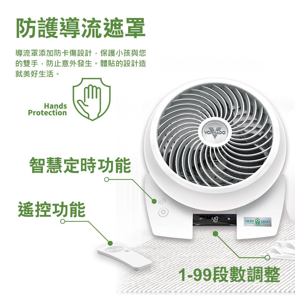 VORNADO 沃拿多 美國 渦流空氣循環機機5303DC/白