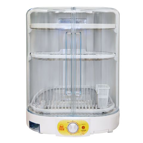 日虹 三層直立溫風式烘碗機 RH-427增設奶瓶消毒裝置三層式空間設計