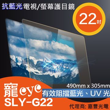 【寵eye】22吋 抗藍光筆電/螢幕護目鏡 (SLY-G22)