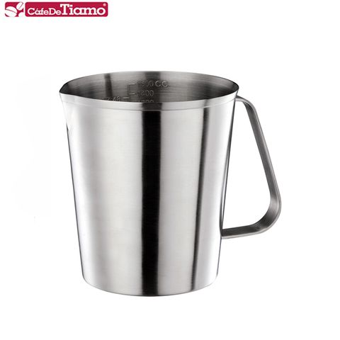 Tiamo T9238 錐形不鏽鋼量杯拉花杯 1000ml/32oz(HK0327)