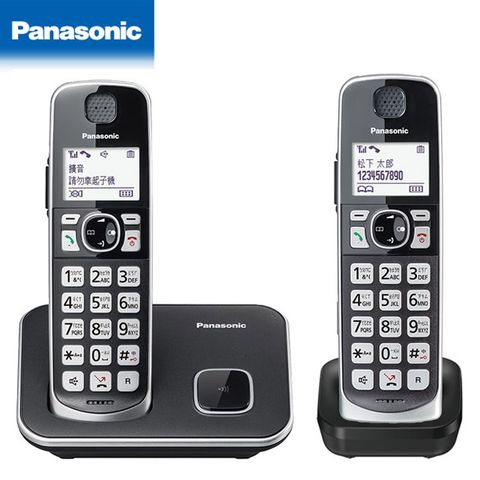 11/30前P幣最高8%回饋Panasonic 國際牌 DECT 無線電話 KX-TGE612TW