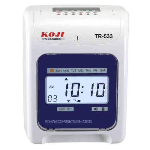 KOJI TR-533 六欄位微電腦打卡鐘(LED)