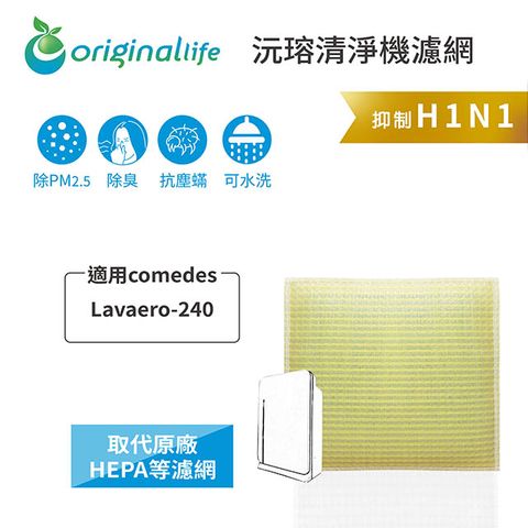 【綠能環控清淨網】超淨化空氣清淨機濾網 適用comedes ：Lavaero-240