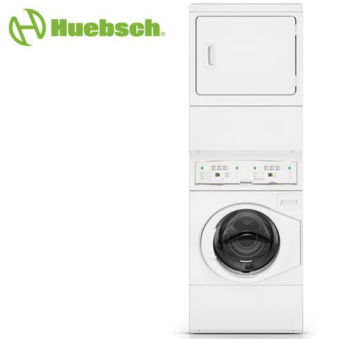 送安裝+鍋具組Huebsch優必洗 雙層式上烘下洗滾筒式電力型洗/乾衣機 YTEE5ASP133FW01(YTEE5A)