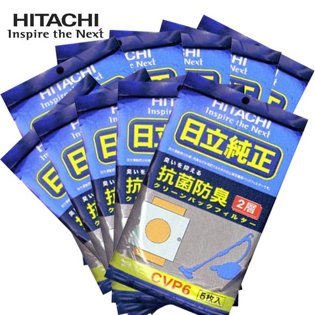 HITACHI 日立 抗菌防臭集塵袋(CVP6)-10包/50入裝