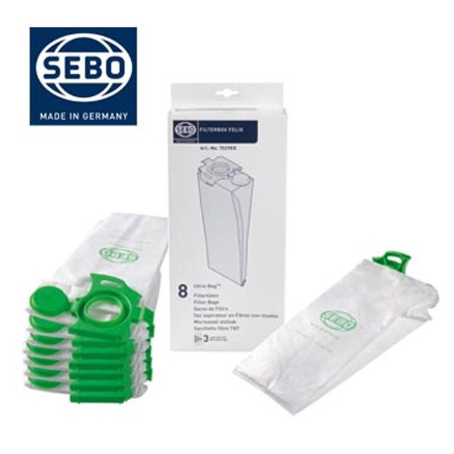 SEBO  FELIX 系列Ultra-Bag過濾集塵袋8入一組7029ER