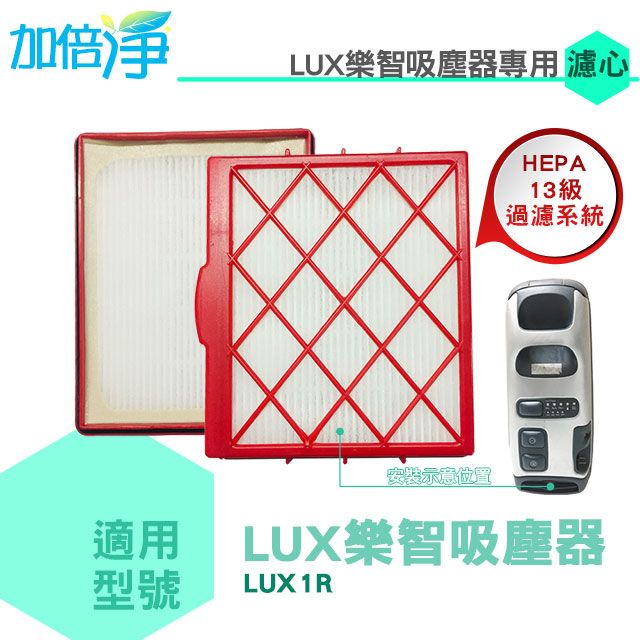 LUX 麗仕 加倍淨 HEPA13級過濾網 適用樂智 1R