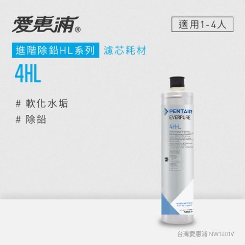 贈原廠休閒手提袋愛惠浦 EVERPURE 4HL活性碳濾芯(DIY更換)