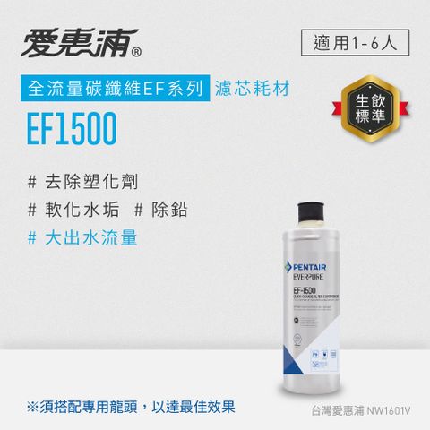 【愛惠浦公司貨】EVERPURE淨水濾芯(EF1500 CART)