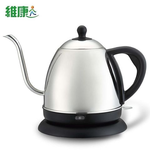 【南紡購物中心】 【維康】長嘴細口不鏽鋼咖啡壺電茶壺1公升WK-1000