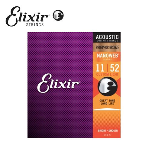 ELIXIR EXXF-16027 Nanoweb 磷青銅民謠吉他套弦原廠公司貨 商品保固有保障
