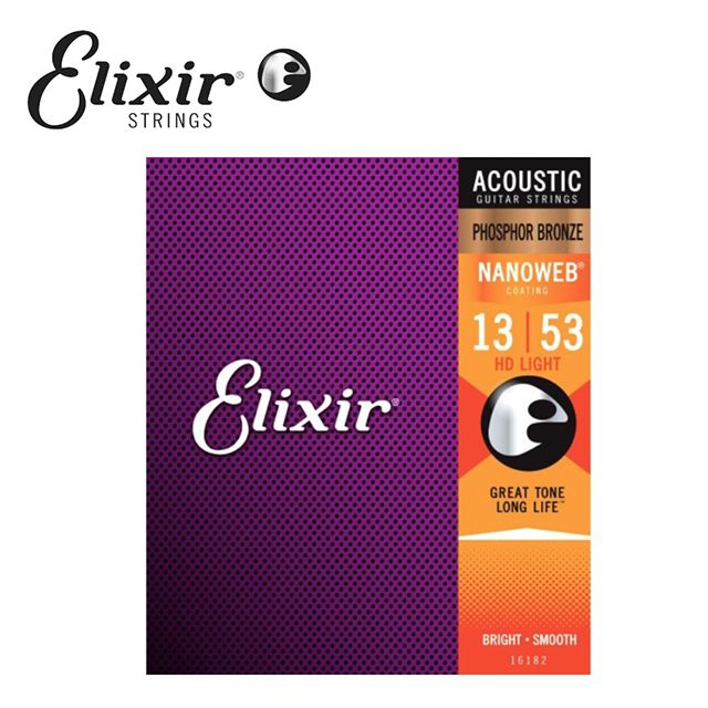 ELIXIR  EXXF-16182 Nanoweb 磷青銅民謠吉他套弦 