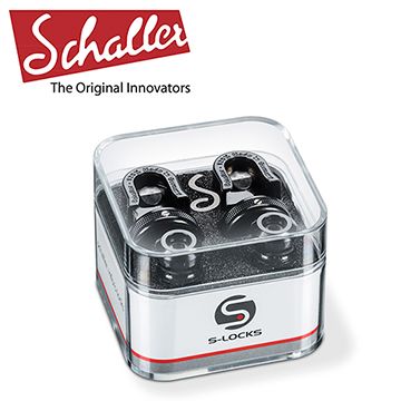 Schaller  S-Locks 吉他安全背帶扣 曜岩黑款 原廠公司貨 商品品質有保障