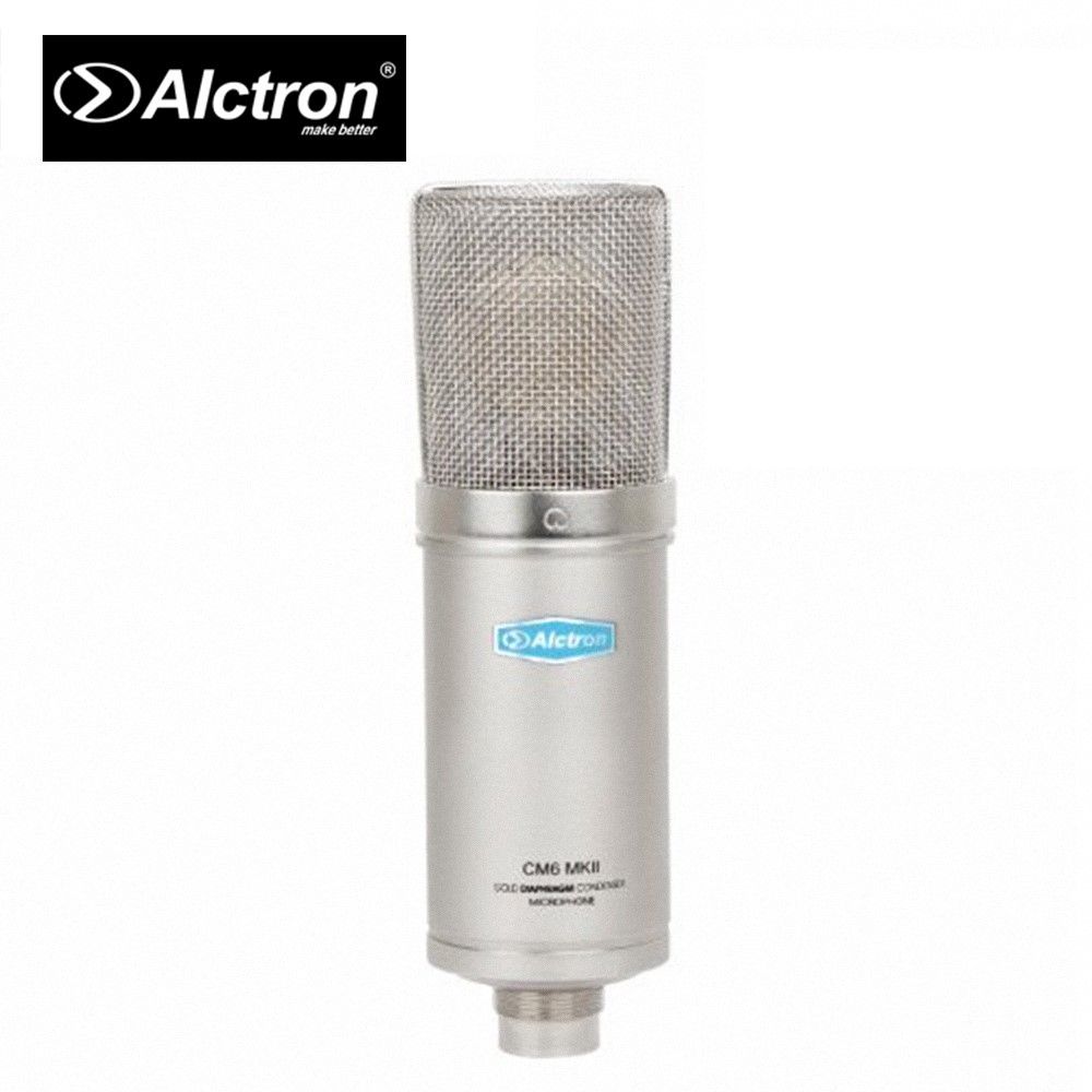 ALCTRON  CM6 MKII 專業鍍金大振膜電容麥克風 附贈專用收納箱 保護性質高