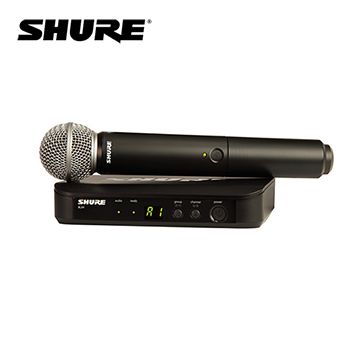 Shure BLX24/SM58 無線麥克風組 系統搭配 SM58 麥克風 原廠公司貨 商品保固有保障