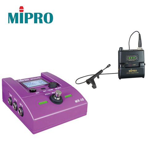 Mipro MR-58VL 小提琴中提琴無線麥克風組 原廠公司貨 商品保固有保障
