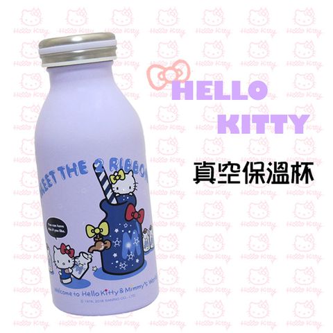 Hello Kitty 雙喬嚴選   可愛Action紫色真空保溫牛奶瓶 (KF-5235P)