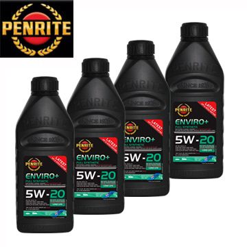 PENRITE 澳洲ENVIRO + ENGINE OIL 原廠歐版 5W-20機油 1L-四瓶裝