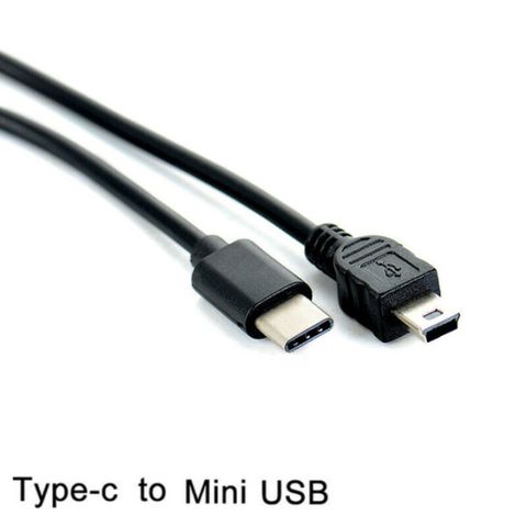 Type C 公頭 轉 Mini USB 公頭手機轉接otg 汽車音響 HINO卡車音響轉接線 轉接頭 總長32cm