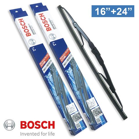 【BOSCH 博世】日本海外版超滑順石墨雨刷16+24吋