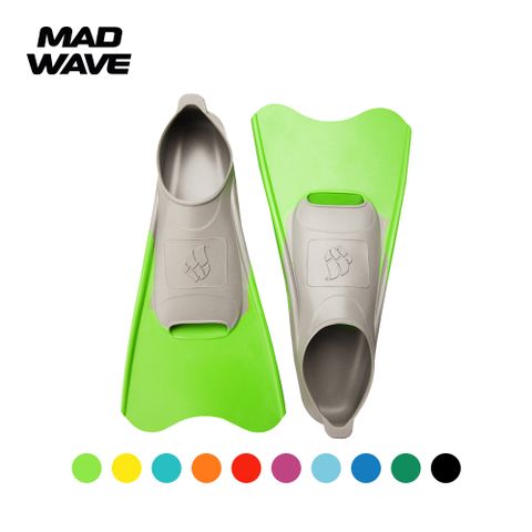 MADWAVE 俄羅斯 Fins POOL COLOUR SHORT 成人訓練用短蛙鞋