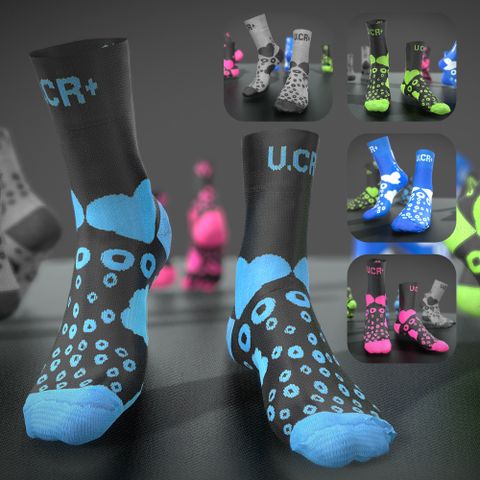 U.CR+ 優西亞 黑洞五代機能短襪 Trou  X-Compression Socks