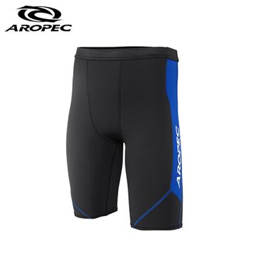 AROPEC Compression Shorts  男款運動機能短褲 黑/藍