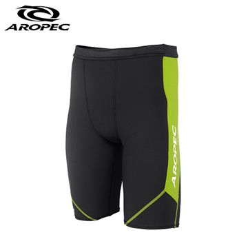 AROPEC Compression Shorts  男款運動機能短褲 黑/萊姆綠