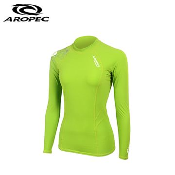 AROPEC Compression Long Sleeve Top II 女款運動機能衣 長袖 萊姆綠