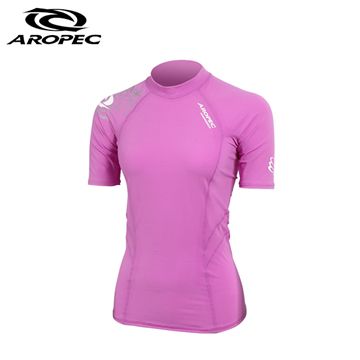 AROPEC Compression Short Sleeve Top II 女款運動機能衣 短袖 紫