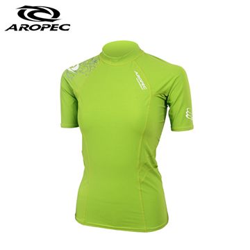 AROPEC  Compression Short Sleeve Top II 女款運動機能衣 短袖 萊姆綠