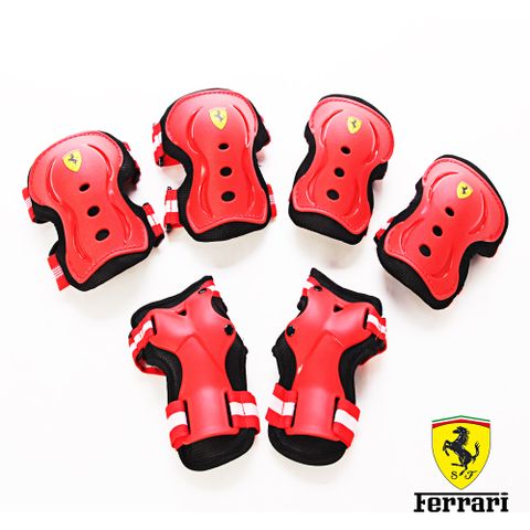 Ferrari 法拉利 【愛而富L&R】護 具套裝組-L號 FAP3