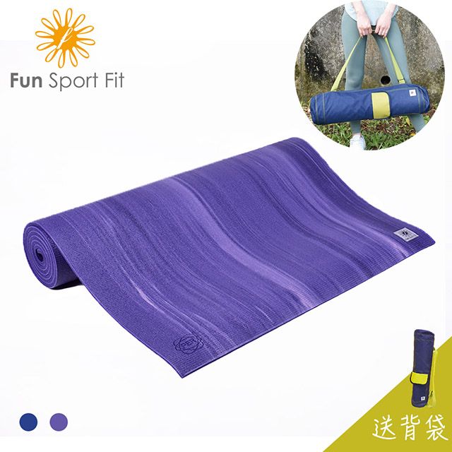 Fun Sport 趣運動  fit 海之旅-微醺浪潮瑜珈墊 8mm (運動墊/體適能墊/瑜伽墊)