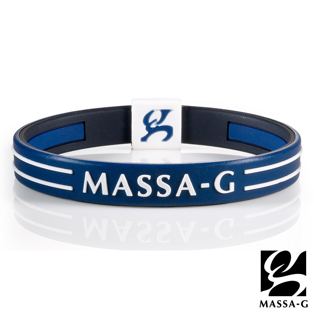 MASSA-G  Energy Plus雙面鍺鈦能量手環-深藍