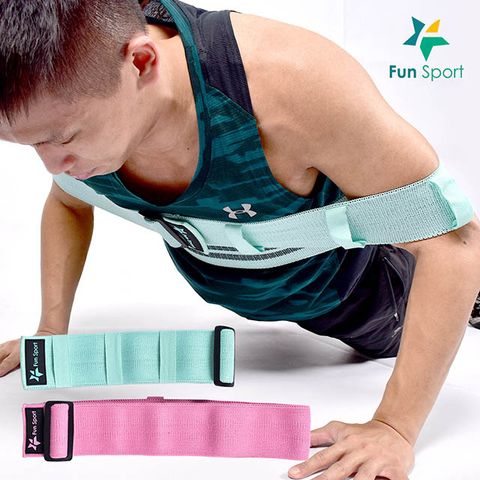 Fun Sport 翹翹臀-不挑腿可調長度翹臀圈(1入) (深蹲圈/練臀圈/臀舉圈/重訓)