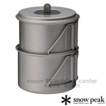 Snow Peak Titanium Mini Solo 鈦合金輕便型個人炊具組_SCS-004TR