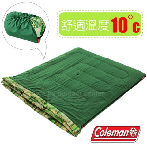 美國 Coleman 2合1家庭睡袋/10度C/可機洗.可雙併_CM-27256