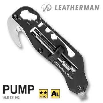 LEATHERMAN PUMP多功能口袋工具(黑色尼龍套)_831802