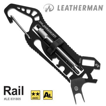 【美國 Leatherman】Rail多功能口袋工具(黑色尼龍套)_831805