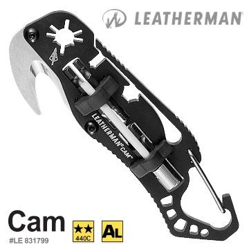 【美國 Leatherman】CAM多功能口袋工具(黑色尼龍套)_831799