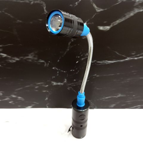 台灣製 AC&amp;DC兩用充電式 5W LED蛇管調焦工作燈(HL-9015)