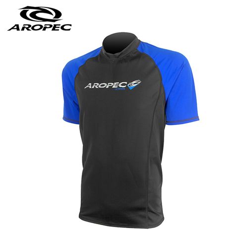 AROPEC Drift SS 男款 寬版短袖萊克防曬衣(黑)