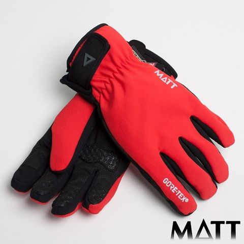 SNOWTRAVEL MATT西班牙 PRIMALOFT保暖GTX防水手套(可觸控) (紅色)