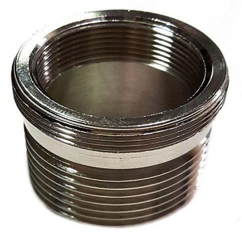 單槍龍頭21mm內細牙與27mm外細牙雙用轉六分外牙銅製轉接頭5個